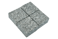 Гранитная брусчатка RKS SLATE Grey Pearl, пиленая 100х100 мм на дорожке | Купить гранитную брусчатку в  | Мощение, ландшафтный дизайн